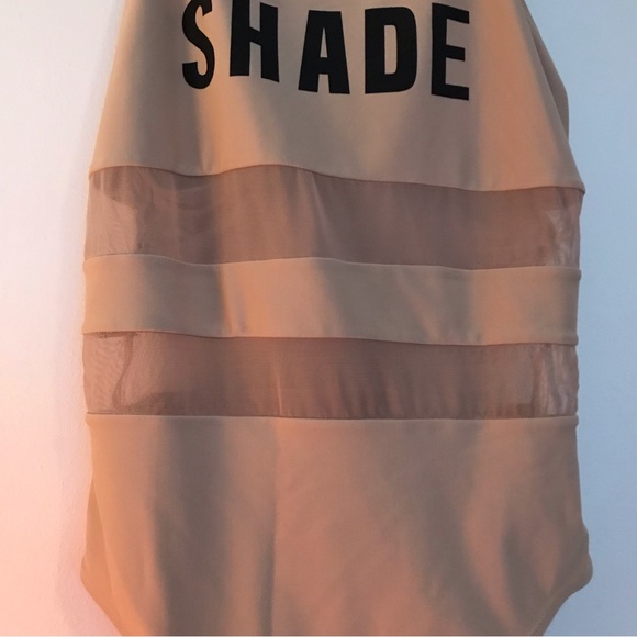 No Shade Nude Colored One Piece Bathing Suit Size S/M - Picture 4 of 11